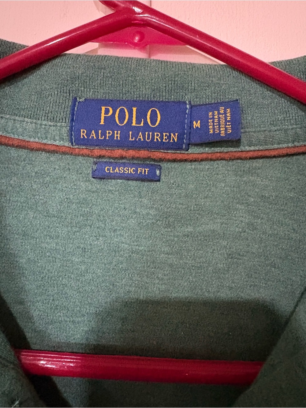 Polo by Ralph Lauren Men's Long Sleeve Green Polo Shirt - Picture 2 of 3